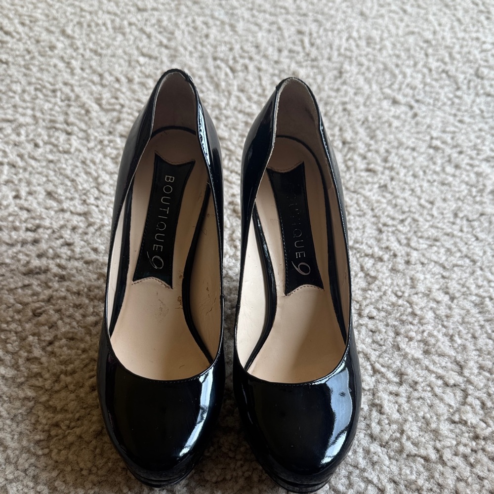 Boutique 9 Black Patent Heels
